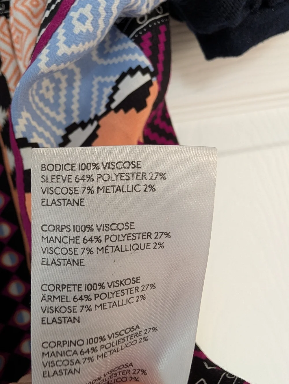 Anthropologie Maeve Patchwork Print Tunic Blouse S Boho Cottagecore Puff Sleeve - Picture 7 of 8
